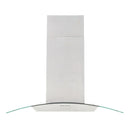 Island Range Hood 90 Cm Stainless Steel Led