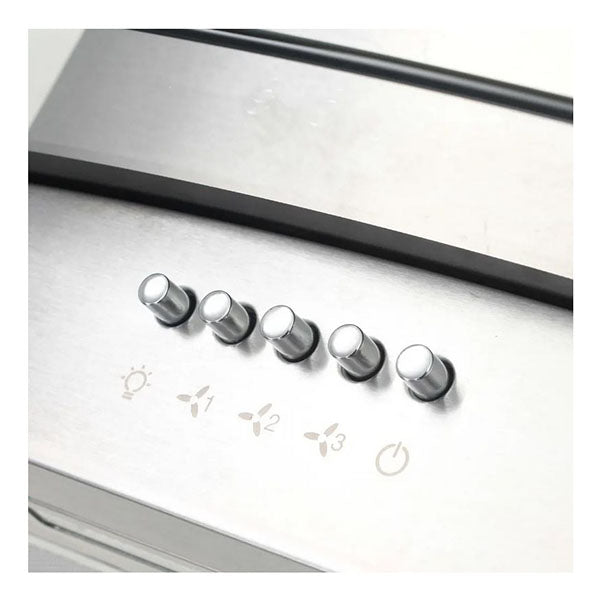 Island Range Hood 90 Cm Stainless Steel Led