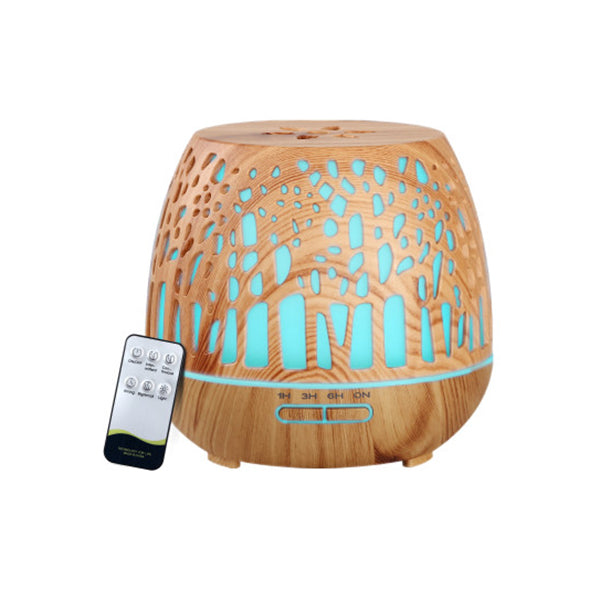 Aroma Diffuser Aromatherapy Humidifier Ultrasonic Wood Grain 400Ml