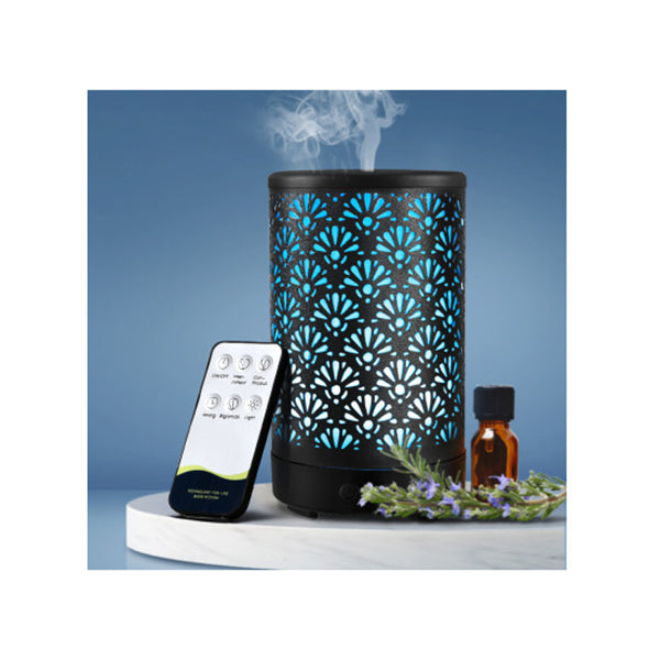 Aroma Diffuser Aromatherapy Metal Cover Ultrasonic Cool Mist 100Ml