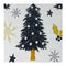 Double Sided Flannel Christmas Tree Throw Blanket