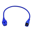 Iec C14 To C15 High Temperature Power Cable Blue 2M