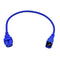 Iec C14 To C15 High Temperature Power Cable Blue 2M