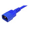 Iec C14 To C15 High Temperature Power Cable Blue