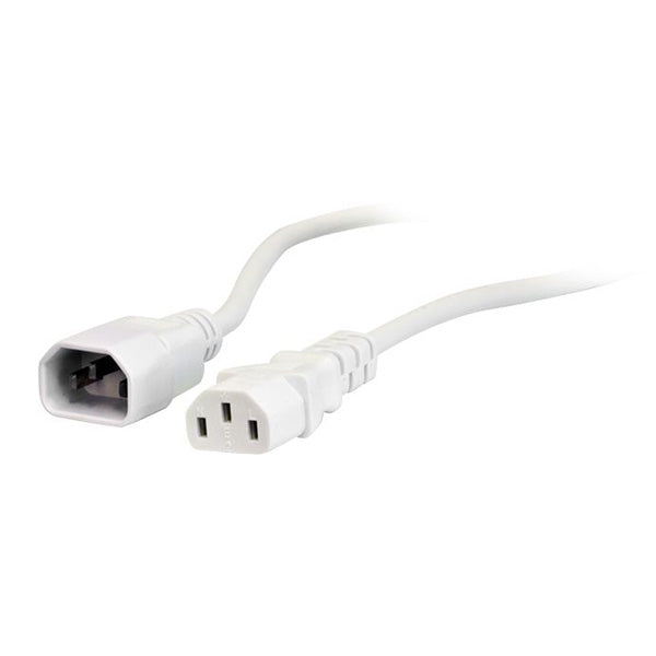 Iec Extension Cord 2M Male To Female White