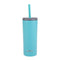 Super Sipper Stainless Steel Double Wall Insulated Tumbler with Silicone Head Straw 600ml Turquoise