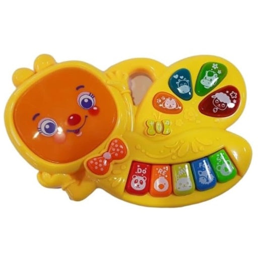 Kids Piano Keyboard Music Toys with Bee Shape Design Yellow