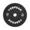 Black Olympic Bumper Weight Plates 25kg