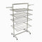 Laundry Drying Rack 4 Tier Adjustable and Foldable Clothing Rack White