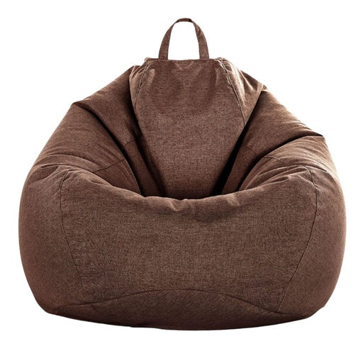 Bean Bag Chair Cover Without Bean Filling 100x120cm Brown
