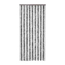 Insect Curtain Grey And White Chenille