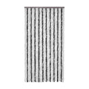 Insect Curtain Grey And White Chenille