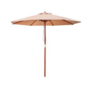 2M Outdoor Pole Umbrella Cantilever Stand Garden Umbrellas Patio