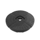 Outdoor Umbrella Cantilever With 48X48 Cm Base Garden Patio 3M