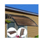 Window Door Awning Door Canopy Outdoor Patio Cover Shade Diy Brown
