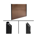 Instahut Diy Window Door Awning Brown 1X1M