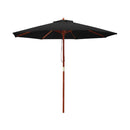 2.7M Outdoor Pole Umbrella Cantilever Stand Garden Umbrellas Patio