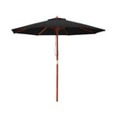 2M Outdoor Pole Umbrella Cantilever Stand Garden Umbrellas Patio