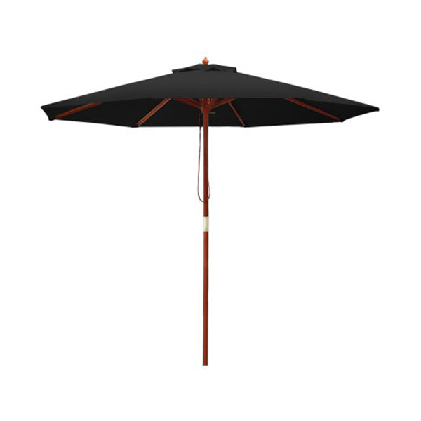 2.7M Outdoor Pole Umbrella Cantilever Stand Garden Umbrellas Patio