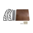 Instahut Diy Window Door Awning Brown 1X1M