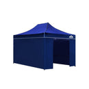 Instahut Gazebo Pop Up Marquee Folding Wedding Tent Shade Blue