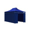Instahut Gazebo Pop Up Marquee Folding Wedding Tent Shade Blue