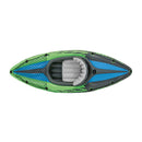 Kayak Boat Inflatable K1 Sports Challenger 1 Seat Floating Oars Green