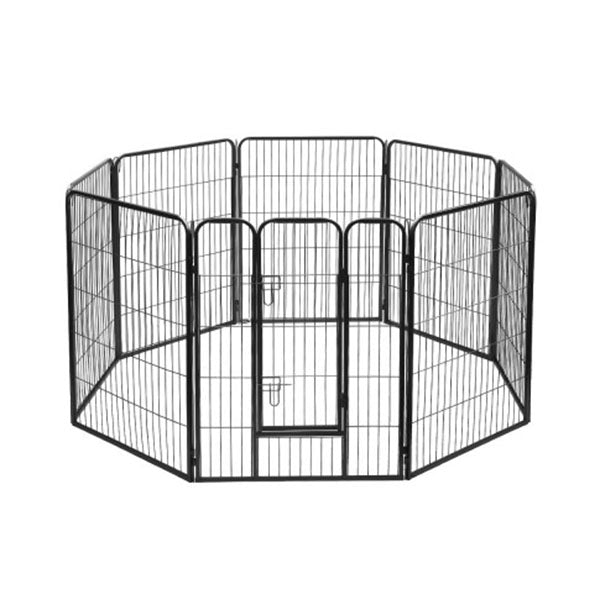 Pet Dog Playpen Kennel Puppy Enclosure Fence Cage 8 Panel