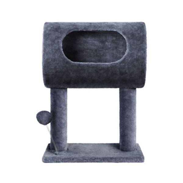 Cat Tree Scratching Post Tower Condo House Grey 53Cm