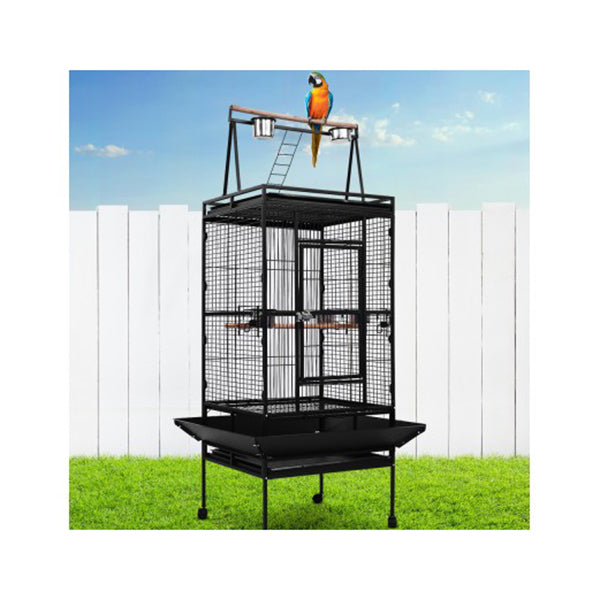 Bird Cage Pet Cages Aviary 173 Cm Large Travel Stand Budgie Parrot Toy