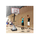 Portable Basketball Ring Stand With Adjustable Height Ball Holder