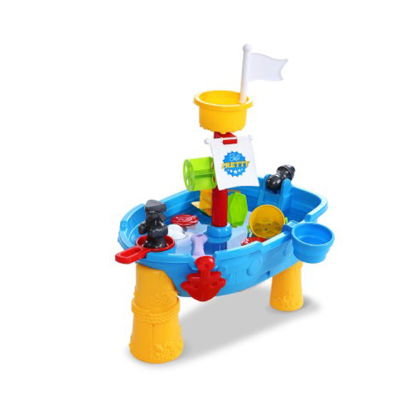 Beach Sand And Water Toys Outdoor Table Pirate Ship Childrens Sandpit