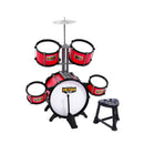 Kids 7 Drum Set Junior Kit Musical Play Toys Childrens Mini Big Band