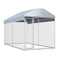 Outdoor Dog Kennel With Canopy Top 382X192X235 Cm