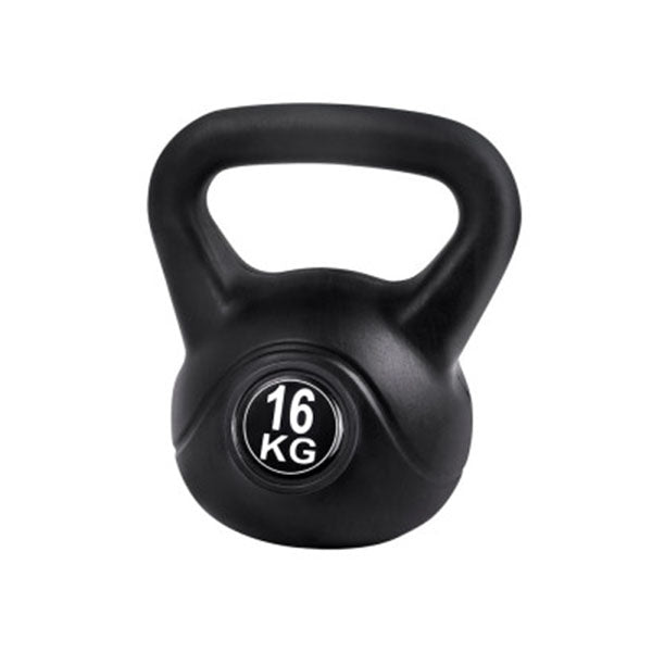 Kettlebell 16Kg Weight Kit Fitness Exercise Strength Training Black