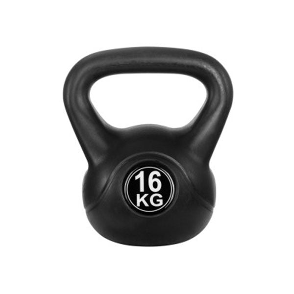 Kettlebell 16Kg Weight Kit Fitness Exercise Strength Training Black