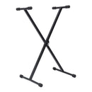 Keyboard Stand And Stool Set Black