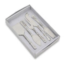 5 Piece Cheese Knife Set Stainless Steel Silver