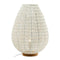 Woven Table Lamp White 445X445X620Mm