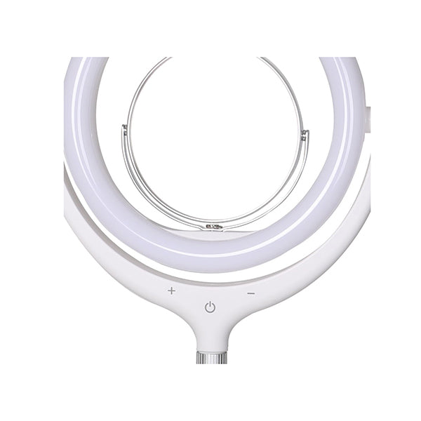 Led Ring Light With Tripod Stand Phone Holder Dimmable Lamp Mirror
