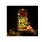 Rose Flower In Glass Cover Led Light Lamp