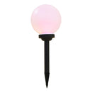 Outdoor Solar Lamps 3 Pcs Led Spherical 20 Cm Rgb