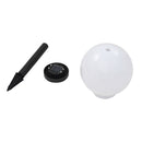 Outdoor Solar Lamps 3 Pcs Led Spherical 20 Cm Rgb