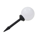 Outdoor Solar Lamps 3 Pcs Led Spherical 20 Cm Rgb