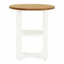 Lamp Table 40X50 Cm Solid Oak Wood