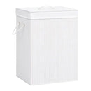 Bamboo Laundry Basket White 72 L