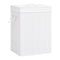 Bamboo Laundry Basket White 72 L