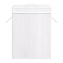 Bamboo Laundry Basket White 72 L