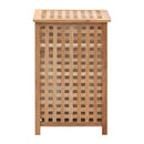Laundry Bin 39X39X65 Cm Solid Walnut Wood