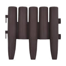 Lawn Edgings 36 Pcs Brown 10 M Pp